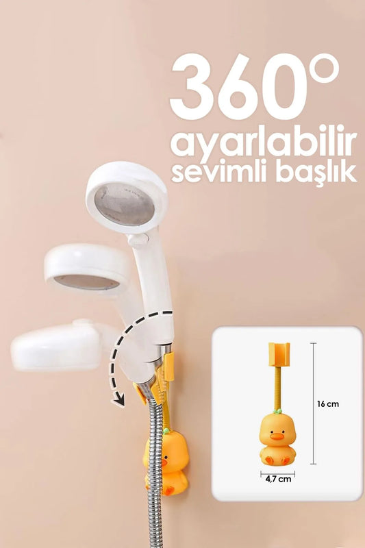 Sevimli Hayvan Figürlü Banyo Duş Başlığı Tutucu